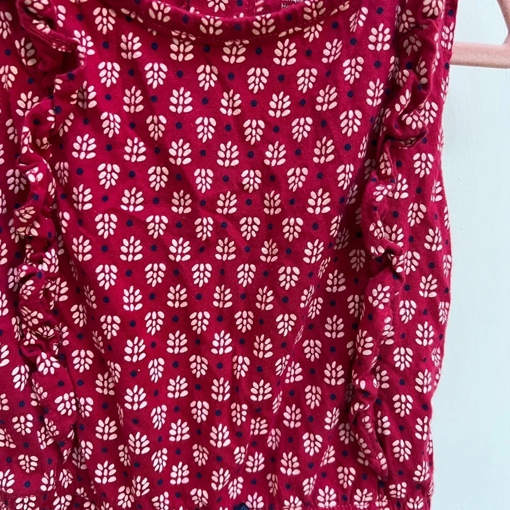 Carters 24M Red Shortsleeve Jumpsuit